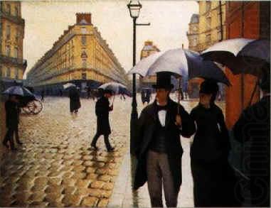 Gustave Caillebotte Paris Street, Rainy Weather china oil painting image